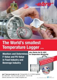 The World's smallest Temperature Logger ... - PROREG Control AB