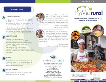 Brochure Cadena de Rosquillas SomoteÃ±as - Pymerural