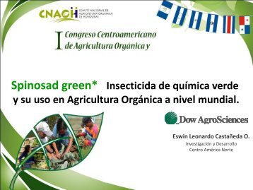 Uso del Spinosad Green en Agricultura OrgÃ¡nica - Pymerural