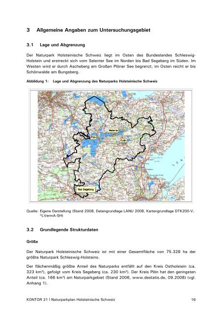 Naturparkplan Holsteinische Schweiz - Naturpark Holsteinische ...