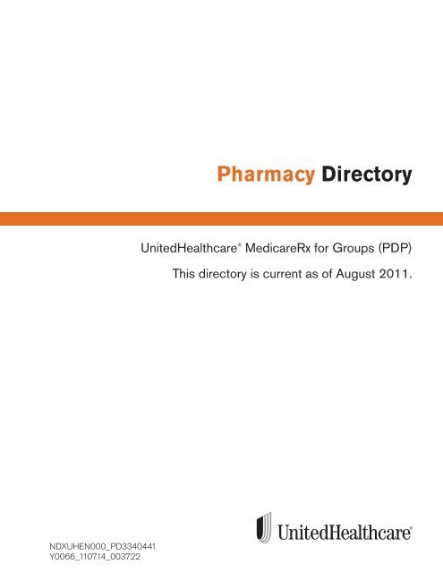 Pennsylvania - UnitedHealthcare MedicareRx for Groups (PDP)