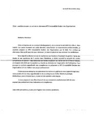 Objet : candidature pour un contrat en alternance BTS ComptabilitÃ© ...