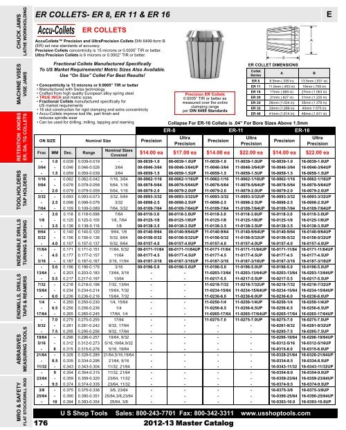 ER-40 PRECISION 21mm COLLET 40-0826-21.0