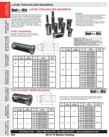 lathe toolholder bushings lathe toolholder bushings f - U S Shop Tools