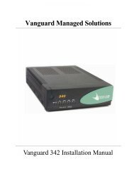 Vanguard 342 Installation Manual - Vanguard Networks