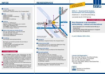 Infos ReIseseRvIce - DVW