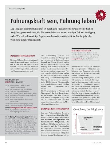 FÃ¼hrungskraft sein, FÃ¼hrung leben - Goldpark GmbH ...