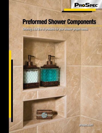 Preformed Shower Components - Prospec