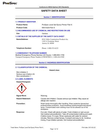 Level Set Epoxy Primer - Part A - Prospec