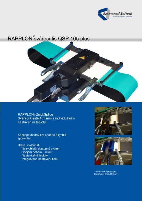 RAPPLON svÃ¡ÅecÃ­ lis QSP 105 plus