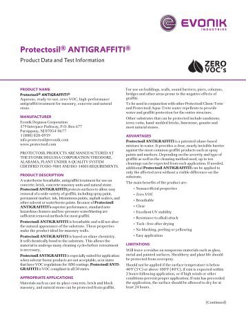 ProtectosilÂ® ANTIGRAFFITIÂ®