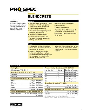 BLENDCRETE - Sweeney Materials