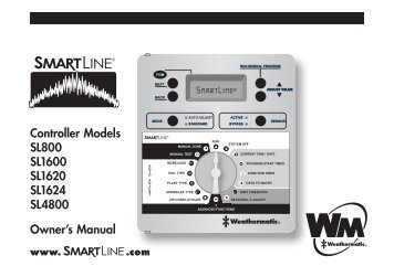 Weathermatic SmartLine Controller Owner's Manual - Irrigation Direct