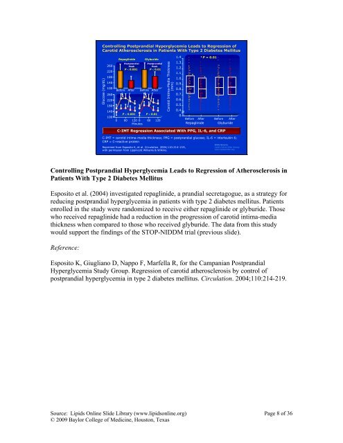 Relationship of Glycemia to Cardiovascular Disease ... - Lipids Online