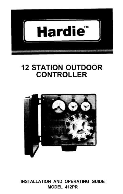 Hardie Richdel Lawn Genie 412pr Controller Irrigation Direct