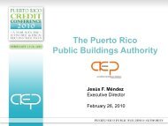 The Puerto Rico Public Buildings Authority - Government ...