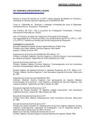 SÃNTESIS CURRICULAR - Transparencia - BenemÃ©rita Universidad ...