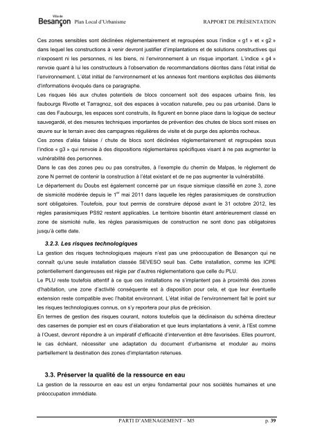 Rapport de PrÃ©sentation - BesanÃ§on