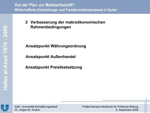 Von der Plan- zur Marktwirtschaft? Wirtschaftliche Entwicklungs