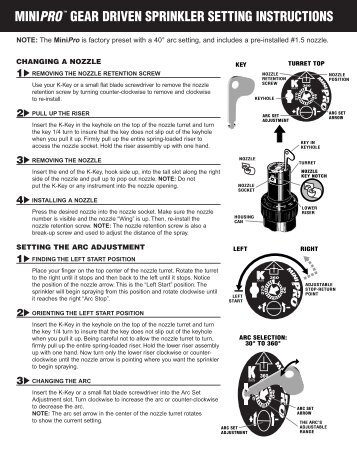 MiniPro Setting Instructions - Midc-Ent.com