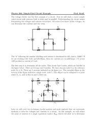 1st simple circuit with resistors in series and parallel