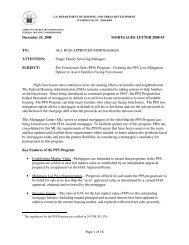 HUD Pre-Foreclosure Sales Program Mortgagee Letter 2008-43
