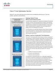 Cisco IT Cost Optimization Service