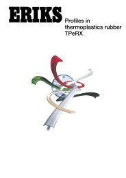 Profiles in thermoplastics rubber TPeRX