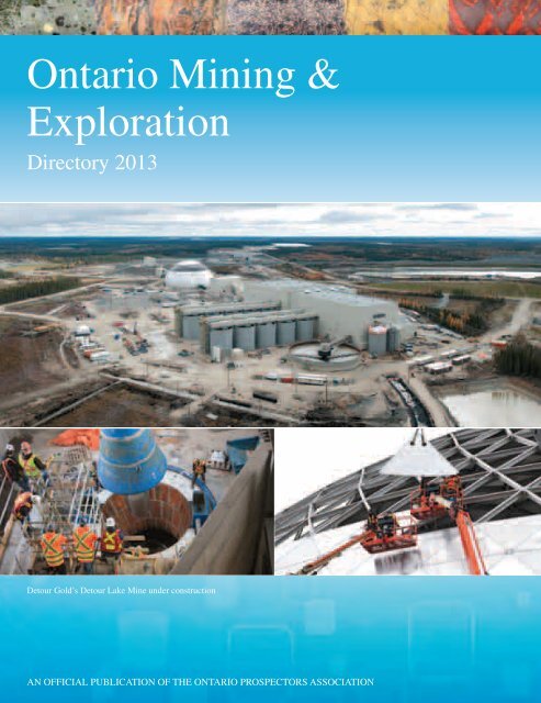 Ontario Mining Exploration Directory 13 Ontario Prospector S Ontario Mining Exploration Directory 13 Ontario Prospector S