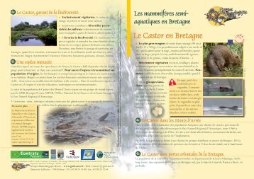 Le Castor en Bretagne - Groupe Mammalogique Breton