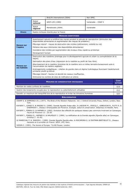 Guide de la Diren LR - Le GRAINE LR