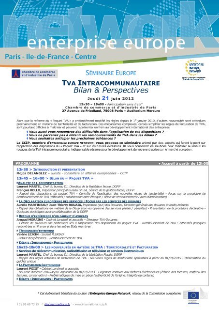TVA INTRACOMMUNAUTAIRE Bilan & Perspectives - pic2europe.fr