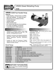 VR050 Diesel Refuelling Pump - PFI Flowteknik