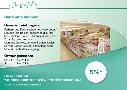 Service-Heft - Wohnungsbaugenossenschaft Friedrichshain eG