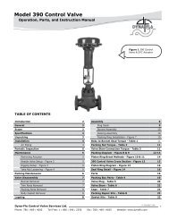 view instruction manual - dyna-flo control valves