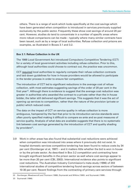 Understanding the Public Services Industy