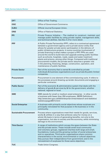 Understanding the Public Services Industy