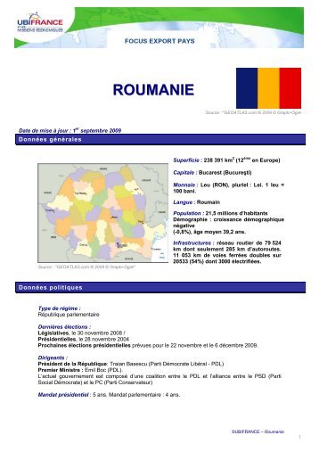 ROUMANIE - ILE-DE-FRANCE INTERNATIONAL
