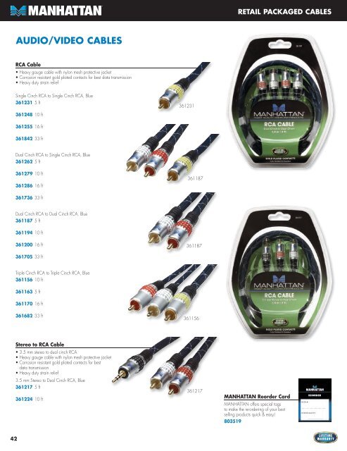 usb cables - IC INTRACOM