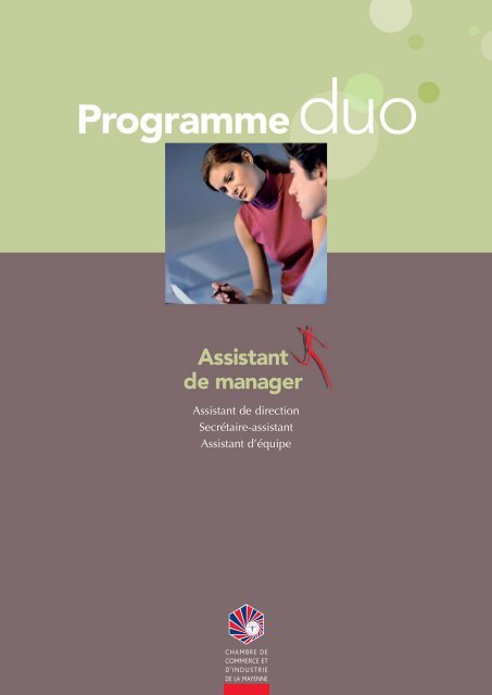 Programme ass manager.pdf - (CCI) de la Mayenne