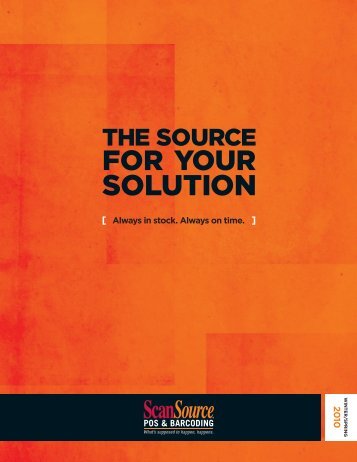 SOLUTION - ScanSource