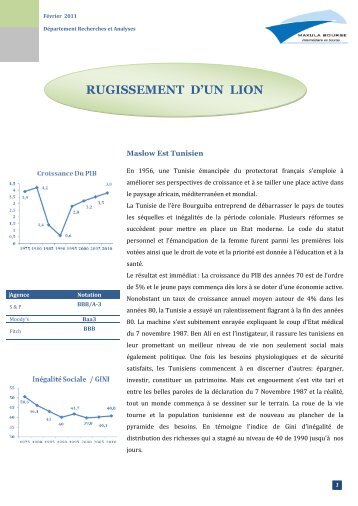 Maxula Bourse âRugissement d'un Lion - Businessnews.com.tn