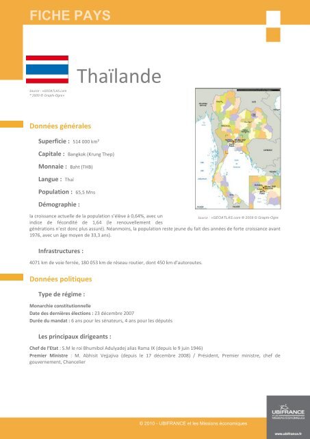 fiche Thailande - ILE-DE-FRANCE INTERNATIONAL