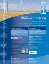 Operations +Maintenance - Wind Prospect