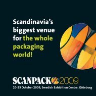 Scandinavia's biggest venue for the whole packaging world!