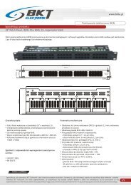 19 cali patch panel,isdn,50 x rj45,1u,organizator ... - BKT Elektronik