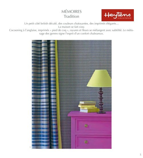 Dossier de presse -  Nouvelle collection 2012 - Heytens