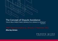 The Concept of Dispute Avoidance - drbfconferences.org