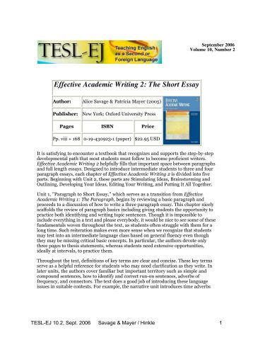 academic essay