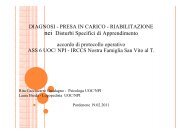 Relazione della dott.ssa M.Rita Cacciacarro - Ambito Territoriale 6.5 ...